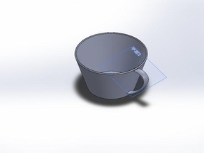 tee-Tasse Dekor 3d print model - Mito3D