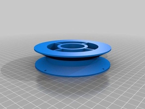 short length filament spool 3d printer accessories customized holder 3d print model - Mito3D