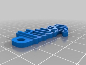 hugo de l'organisation personnalisé 3d print model - Mito3D