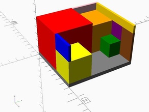 4 box vetrina organizzazione customizer 3d print model - Mito3D