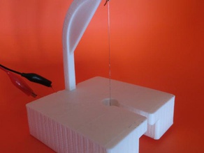 table top foam cutter tools foamcutter hot wire styrofoam 3d print model - Mito3D