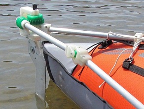 better rudder inflatable kayak sport & outdoors 3d print model - Mito3D