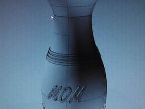 mom vase sculptures free mothersday 3d print model - Mito3D
