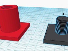 ayarlanabilir tesviye ayak 3d baskı 3d print model - Mito3D
