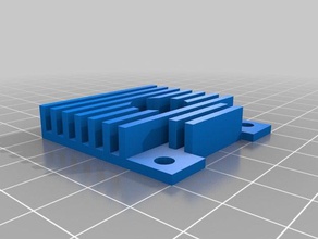 radiateur modèle Imprimante 3d accessoires créateur extrudeuse flashforge creator x dissipateur de chaleur 3d print model - Mito3D