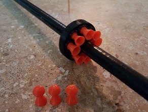 genial Blasrohr kit schnell genau Schlag darts gun Mund Mundstück ninjaflex pellet pellets Stück weich - Spielzeug Waffe 3d print model - Mito3D
