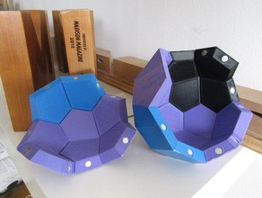 pentagonal icositetrahedron magnetic tile math art magnet openscad polyhedra polyhedron 3d print model - Mito3D
