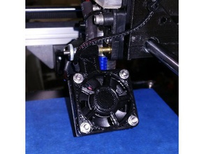3up soporte del ventilador ezstruder Impresora 3d de las piezas parte 3d print model - Mito3D