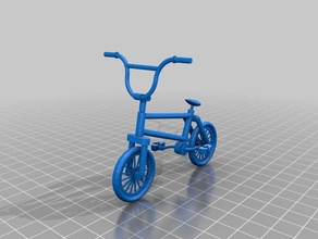 bmx las esculturas 3d la bicicleta negro de cruz motor co pre impresión rojo 3d print model - Mito3D