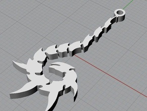 bionicle rahkshi ciondolo 3d print model - Mito3D