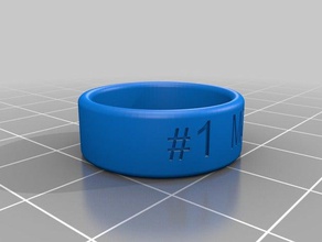 mom-ring Ringe kundengebundene 3d print model - Mito3D