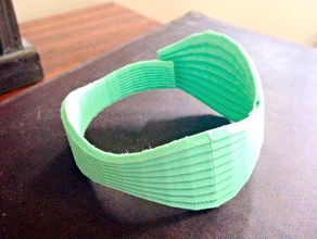 amorphous bracelet jewelry 3d printed jewellery bracelets cuff 3d print model - Mito3D