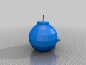 happy bomb toys & games decoration ornament toy 3d print model - Mito3D