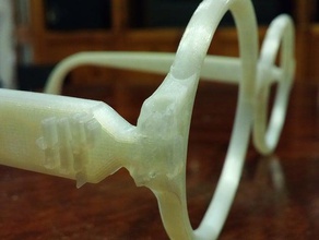 harry potter style glasses initials 3d print model - Mito3D