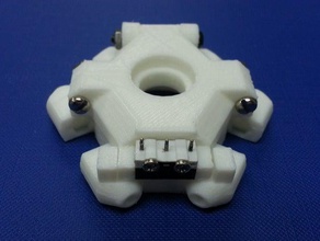 effector kossel mini z probe 3d printer parts delta 3d print model - Mito3D