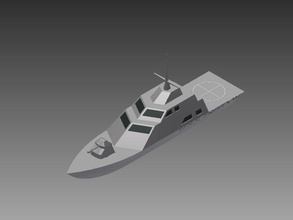 uss libertà i veicoli la barca marina usa nave da guerra 3d print model - Mito3D
