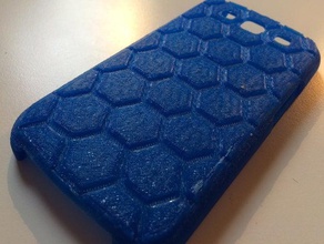 samsung galaxy s3 honeycomb case mobile phone 3d print model - Mito3D