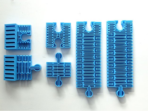 ikea flex binario costruzione di giocattoli brio lillabo la ferrovia ferroviaria le tracce 3D print model - Mito3D