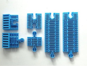 ikea flex railtracks jouets de construction brio lillabo le chemin fer des pistes 3d print model - Mito3D