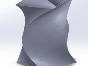 praça loft vaso a arte parte forma 3d print model - Mito3D