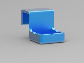 hangshtray de l'organisation cendrier la rambarde pendaison 3d print model - Mito3D