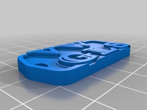 vw Schlüsselanhänger - Organisation kundengebundene 3d print model - Mito3D