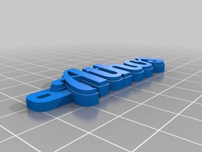 athos keychain organization customized 3d print model - Mito3D