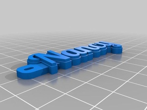 nancy portachiavi organizzazione su misura 3d print model - Mito3D