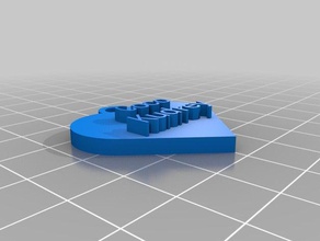 coco pingente de coração a arte personalizado 3d print model - Mito3D