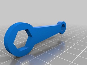 anel de chaves Impressora 3d acessórios hex-chave chave inglesa 3d print model - Mito3D