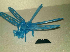 dragon fly de puzzle d'autres modèle ornement jouet 3d 3d print model - Mito3D