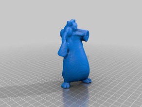 pinguin Kunst makerbotdigitizer scan 3d print model - Mito3D