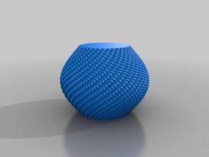 my customized parametric bubble vase math art 3d print model - Mito3D