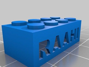 raahi do brik brinquedo & acessórios para jogos 3d print model - Mito3D