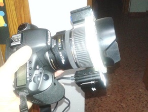 antorcha para 17-85 canon camera 3d print model - Mito3D