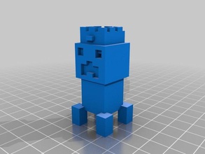 Kral creeper yaratıklar taç printcraft 3d print model - Mito3D