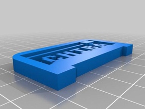 chiba text plate signs & logos customized 3d print model - Mito3D