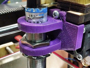 makerfarm non-contact z-probe bracket 3d printer accessories customizer prusa i3 z probe 3d print model - Mito3D