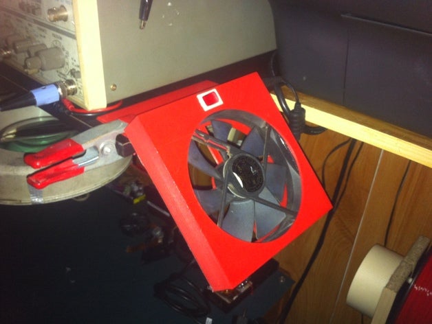 solder fume extraction fan 120mm electronics 3D print model - Mito3D