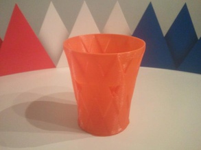 weekly cup nr17 royal orange we have new king kitchen dining 3d art household netherlands ornament pla single walled supportless ultimaker useful vase 3d print model - Mito3D