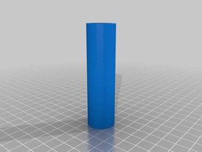tubo de tudor 80mm-h 9-id 11-od partes personalizado 3d print model - Mito3D