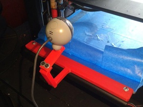 printrbot metal plus timelapse webcam holder 3d printer accessories 3d print model - Mito3D