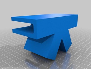 easyshelves hex pé esquerdo produtos para casa personalizado 3d print model - Mito3D