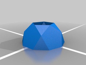 rotunda tunnel math bonnie johnson polyhedra polyhedron regular polygons stewart torus 3d print model - Mito3D