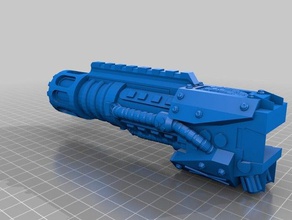 volcano cannon compatible warlord titan toy & game accessories 3d print model - Mito3D