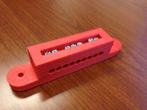 o barramento de alimentação isolado barra montagem paramétrico eletrônica 3d print model - Mito3D