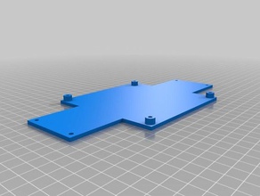 smoothieboard melzi adapter plate mendel90 dibond openscad 3d printer accessories 3d print model - Mito3D