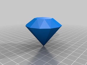 diamant de personnalisation customizer le bijoux 3d print model - Mito3D