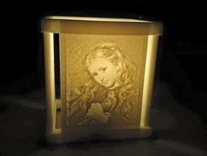 picture up light - beauty art fashion female girl lamp model woman world 3d print model - Mito3D
