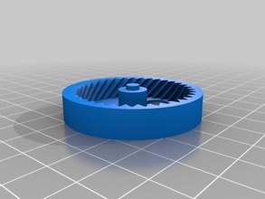 my customized differential planetary gearset top parts 3d print model - Mito3D